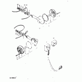 Схема узла: Поворотники (Model t :  e21) для Suzuki GS1000