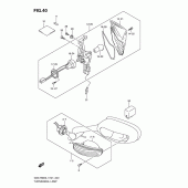Схема вузла: Поворотники для Suzuki GSX-R600