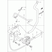 Схема вузла: Система індукції повітря (Uc150ry) для Suzuki UC150 Epicuro