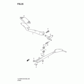 Схема вузла: Підставка для Suzuki VL1500 Boulevard C90T