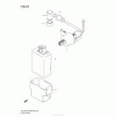 Схема узла: Электрооборудование для Suzuki DR-Z125 DR-Z125