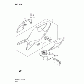 Схема вузла: Сидіння для Suzuki SFV650 Gladius