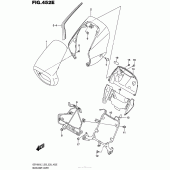 Схема узла: Накладка фары (For Bbd) (Vzr1800Bzl7 E28) для Suzuki VZR1800 Boulevard M109R B.O.S.S
