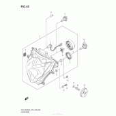 Схема узла: Фара (Gsx-R600L3 E33) для Suzuki GSX-R600