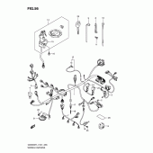 Схема узла: Электропроводка (Gsx650fal1 e21) для Suzuki GSX650