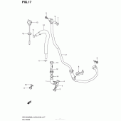 Схема узла: Шланг масляный для Suzuki DR-Z400 DR-Z400SM