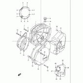 Схема вузла: Кришки картера для Suzuki GSF1200 Bandit
