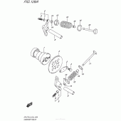 Схема узла: Распредвал & Клапан для Suzuki DR-Z70