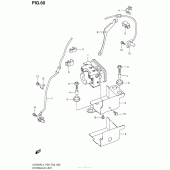 Схема вузла: Блок ABS для Suzuki UH200 Burgman