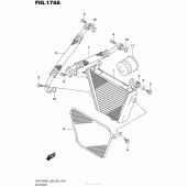 Схема вузла: Олійний охолоджувач для Suzuki GSX-R1000