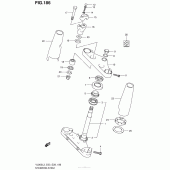 Схема вузла: Steering Stem (Vl800Cl3 E28) для Suzuki VL800 Boulevard C50C