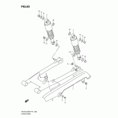 Схема узла: Кожух цепной передачи (En125-2ak9) для Suzuki EN125
