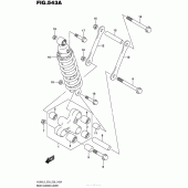 Схема вузла: Важіль прогресії (Vl800L5 E03) для Suzuki VL800 Boulevard C50 BOSS
