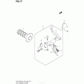 Схема узла: Left Handle Lever (Dr-Z400Sl3 E33) для Suzuki DR-Z400 DR-Z400S