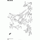 Схема узла: Рама (Dr200Sl6 E28) для Suzuki DR200 DR200S