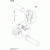 Схема вузла: Пульт керування кермовий для Suzuki VL800 Boulevard C50 BOSS