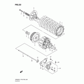 Схема вузла: Зчеплення для Suzuki GS500