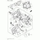 Схема вузла: Варіатор для Suzuki AN650 Burgman (EU analogue of SkyWave)