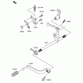 Схема узла: Переключатель передач для Suzuki DR-Z110