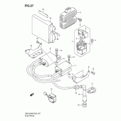 Схема вузла: Електроустаткування для Suzuki GSX1400