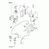 Схема вузла: Електрообладнання (Vzr1800zl2 e02) для Suzuki VZR1800 Intruder M1800R/ Boulevard M109R