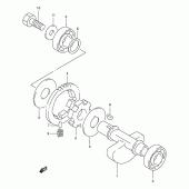 Схема вузла: Балансувальний вал для Suzuki DR350