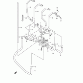 Схема вузла: Система індукції повітря для Suzuki GSX1300 Hayabusa