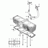 Схема вузла: Циліндр для Suzuki GSF1200 Bandit