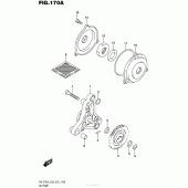 Схема вузла: Масляний насос для Suzuki DR-Z70