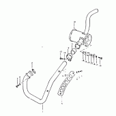 Схема вузла: Вихлопна система для Suzuki DR400