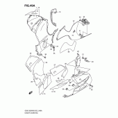 Схема узла: Нижний обтекатель (Model k9) для Suzuki GSX1300 Hayabusa