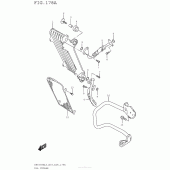 Схема узла: Масляный охладитель для Suzuki DR650 DR650SE