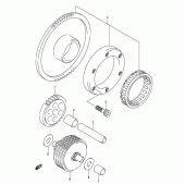 Схема вузла: Привід стартера для Suzuki DL1000 V-Strom