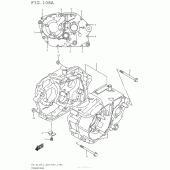Схема узла: Картер двигателя для Suzuki DR-Z125 DR-Z125