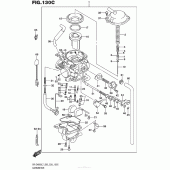 Схема вузла: Carburetor (Dr-Z400Sl7 E33) для Suzuki DR-Z400 DR-Z400S