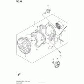Схема вузла: Фара (Vl800Bl4 E33) для Suzuki VL800 Boulevard C50 BOSS