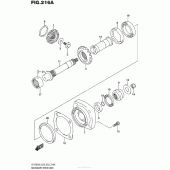 Схема вузла: Вторинна передача для Suzuki VZ1500 Boulevard M90