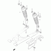 Схема вузла: Кожух ланцюгової передачі для Suzuki GZ125 Marauder