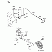 Схема узла: Лапка тормоза для Suzuki DR-Z110