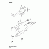 Схема узла: Подставка для Suzuki GSX-R1000