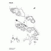 Схема вузла: Спідометр (Sfv650l1 e24) для Suzuki SFV650 Gladius