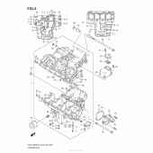 Схема узла: Картер двигателя для Suzuki GSX1300 Hayabusa