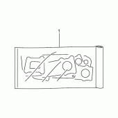 Схема вузла: Ремкомплект прокладок двигуна (Model k3/k4/k5/k6) для Suzuki RM250