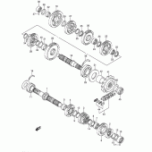 Схема вузла: Трансмісія для Suzuki GSX-R1000