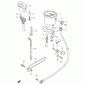 Схема вузла: Спідометр для Suzuki RMX250