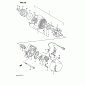 Схема вузла: Генератор для Suzuki GSX-R750