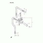 Схема вузла: Паливний кран (Model r/s) для Suzuki GSX-R750