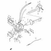 Схема вузла: Карбюратор (Front) для Suzuki VS600 Intruder 600