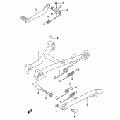 Схема вузла: Підставка (Model k4) для Suzuki GS500