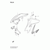 Схема узла: Накладка топливного бака (Model k8) для Suzuki DR-Z125 DR-Z125L